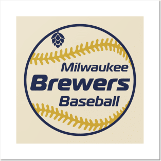 Brewers 80s Retro Ball Posters and Art